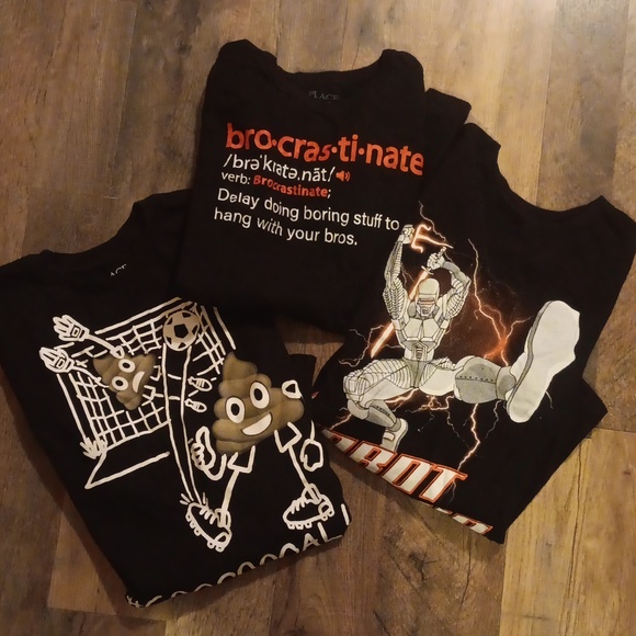 Set of three boys ling sleeved shirts - Picture 1 of 5